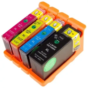High-Yield 4-Pack Ink Cartridge Set – Balanced Color & Black