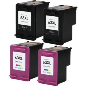High-Yield Ink Value Pack – 2 Black & 2 Color Cartridges