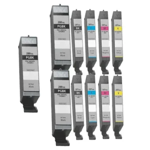 Super High-Yield 11-Pack Ink Cartridge Combo – Complete Color & Black Set